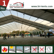 White PVC Roof Covers and White PVC Sidewalls a Frame Tent for Auto Car Exhibition